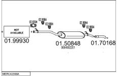 Výfukový systém MTS MERC42568A032904