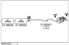 Výfukový systém MTS MERC44508A026597