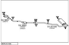 Výfukový systém MTS MERC45169A012642