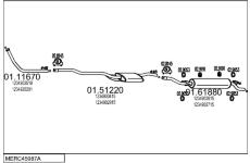 Výfukový systém MTS MERC45987A000428