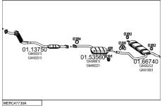 Výfukový systém MTS MERC47730A000496
