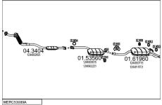 Výfukový systém MTS MERC53089A000458