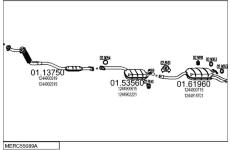 Výfukový systém MTS MERC55089A000458