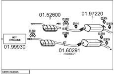 Výfukový systém MTS MERC56880A004692