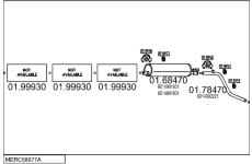 Výfukový systém MTS MERC58977A000900