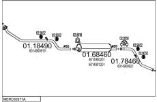 Výfukový systém MTS MERC60977A000900