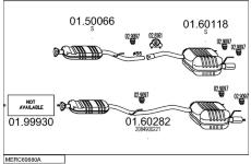 Výfukový systém MTS MERC69880A008376