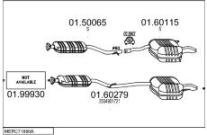 Výfukový systém MTS MERC71880A014817