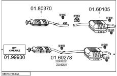 Výfukový systém MTS MERC78880A008381