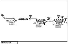 Výfukový systém MTS MERC78987A000438