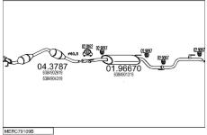 Výfukový systém MTS MERC79109B011269