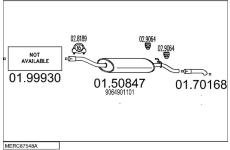 Výfukový systém MTS MERC87548A057320