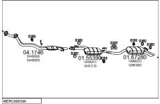 Výfukový systém MTS MERC89659A000477