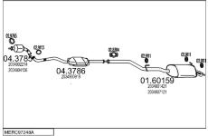 Výfukový systém MTS MERC97248A054930