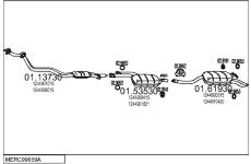 Výfukový systém MTS MERC99659A000443