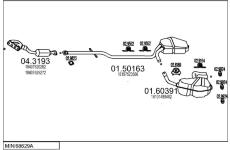 Výfukový systém MTS MINI68629A021092