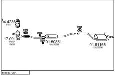 Výfukový systém MTS MINI87728A033056