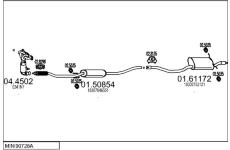 Výfukový systém MTS MINI90728A033077