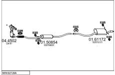Výfukový systém MTS MINI92728A033052