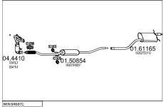 Výfukový systém MTS MINI94687C005373