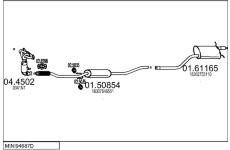 Výfukový systém MTS MINI94687D005373