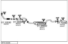 Výfukový systém MTS MITS12629A101121