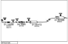 Výfukový systém MTS MITS32720A013880