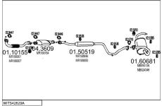 Výfukový systém MTS MITS42629A005577