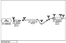 Výfukový systém MTS MITS50378A003443