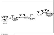 Výfukový systém MTS MITS52629A009540