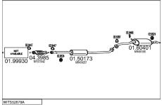 Výfukový systém MTS MITS52678A016167