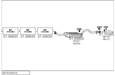 Výfukový systém MTS MITS53957A003415