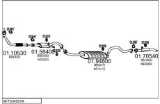Výfukový systém MTS MITS54957A101121