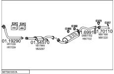 Výfukový systém MTS MITS61957A003387