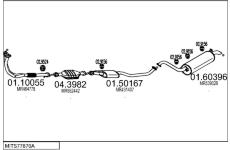 Výfukový systém MTS MITS77870A015481