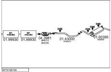 Výfukový systém MTS MITS78870A016506