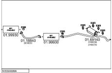 Výfukový systém MTS NISS00089A009329