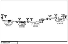 Výfukový systém MTS NISS10720A004266