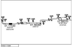 Výfukový systém MTS NISS11720A004266