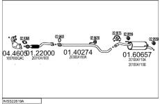 Výfukový systém MTS NISS22619A017181