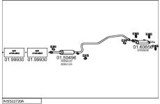 Výfukový systém MTS NISS22720A004745