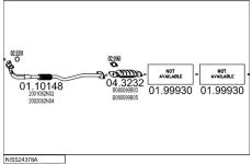Výfukový systém MTS NISS24378A004273