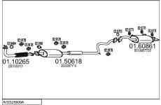 Výfukový systém MTS NISS26609A004185