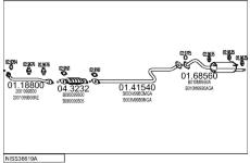Výfukový systém MTS NISS36619A004112