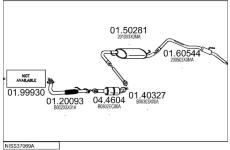 Výfukový systém MTS NISS37069A023053