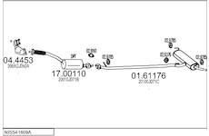 Výfukový systém MTS NISS41609A019888