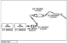 Výfukový systém MTS NISS47778A053614