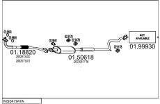 Výfukový systém MTS NISS47947A004192
