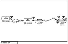 Výfukový systém MTS NISS53619A011263