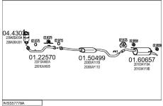 Výfukový systém MTS NISS57778A123958